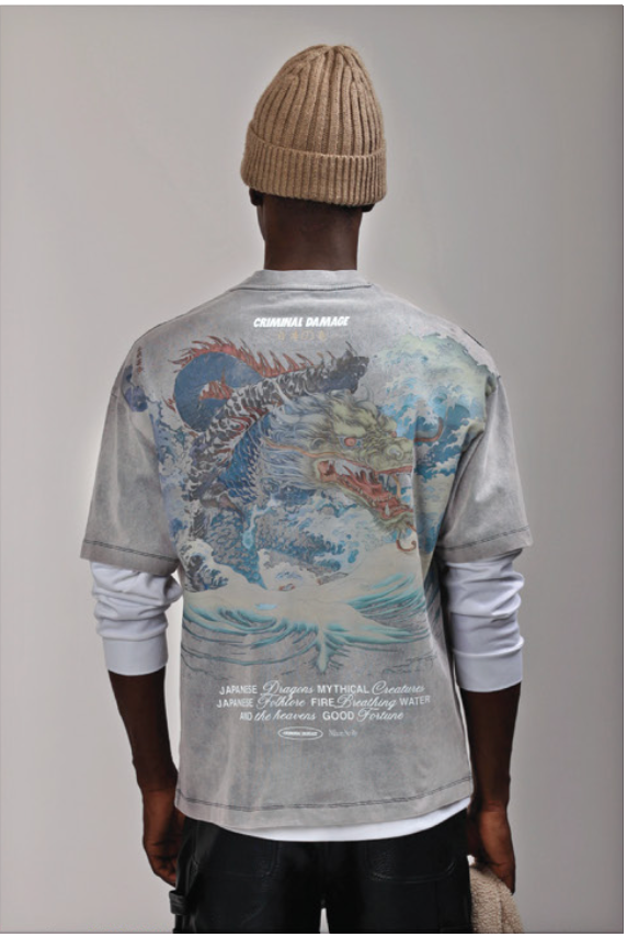 Criminal Damage Dragon Wave Tee
