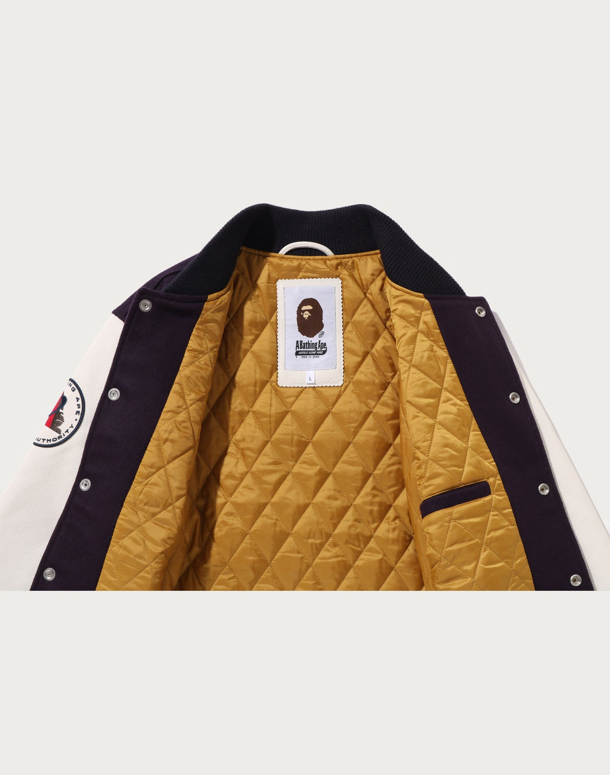 A BATHING APE VARSITY JACKET MENS