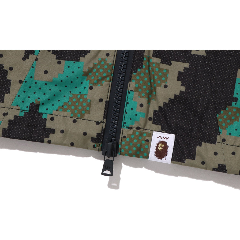 BAPE BY KAZUKI KURAISHI CAMO SHARK PACKABLE SNOWBOARD JACKET MENS