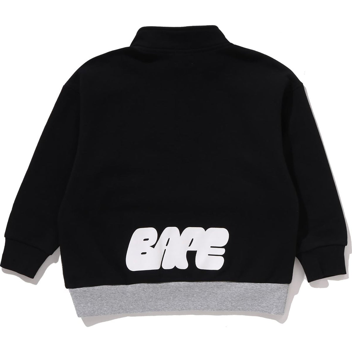 BAPE RELAXED FIT HALF ZIP SWEATSHIRT KIDS