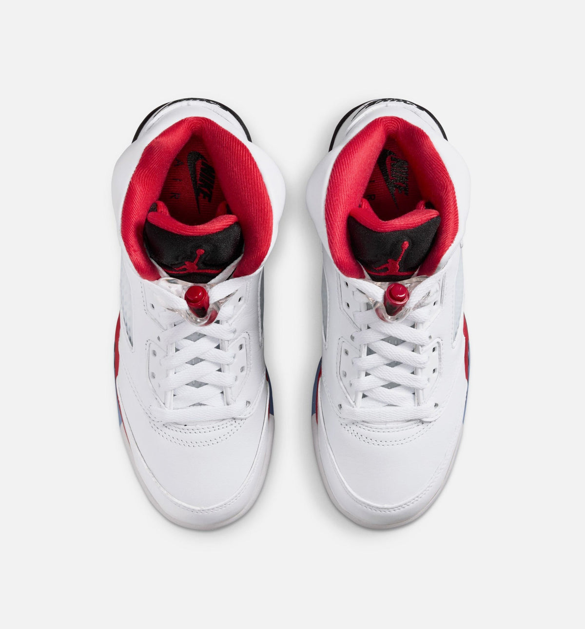 Air Jordan 5 Retro "Fire Red" Big Kids' Shoe – White/Fire Red/Black