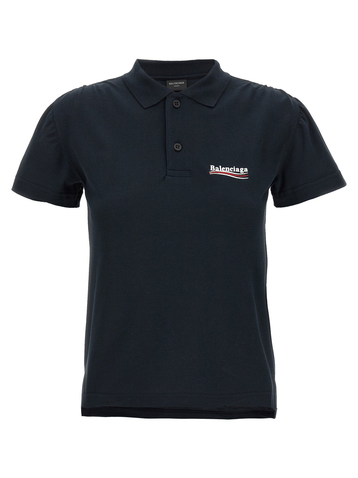 Balenciaga Blue Cotton Polo Women's Shirt