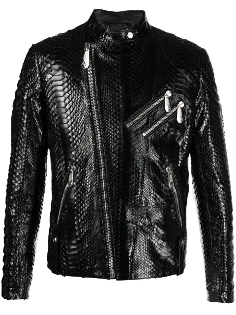 Philipp Plein Rock PP biker jacket