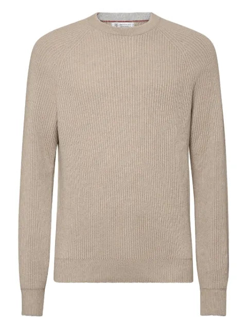 Brunello Cucinelli ribbed-knit cashmere jumper
