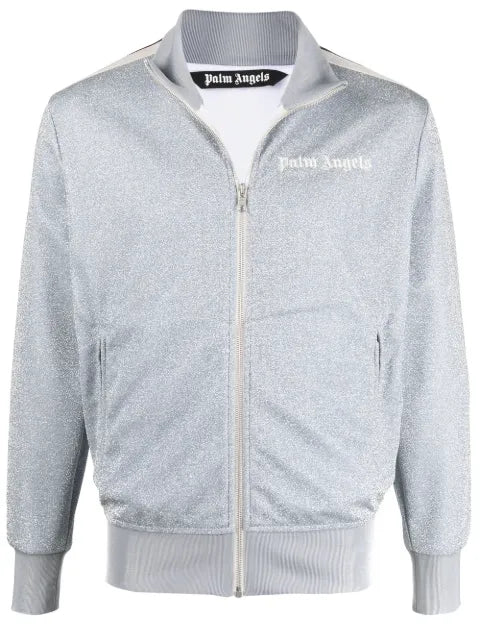 Palm Angels glitter lurex track jacket