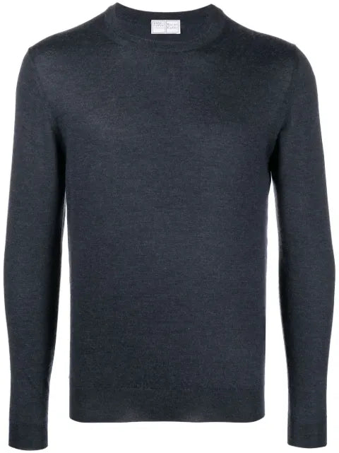 Fedeli crew-neck cashmere-silk jumper