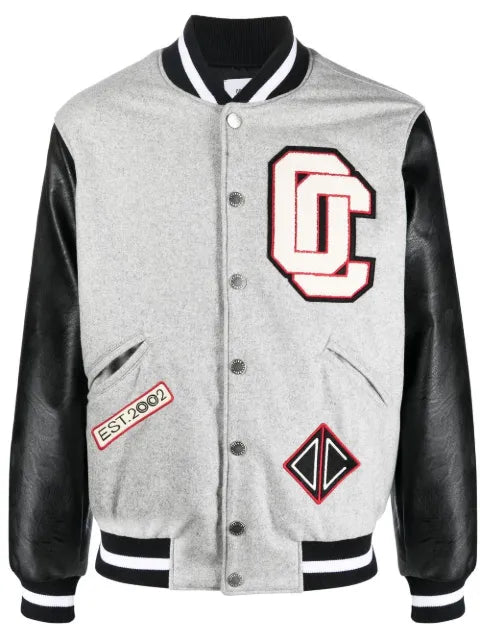 Opening Ceremony logo-embroidered varsity jacket