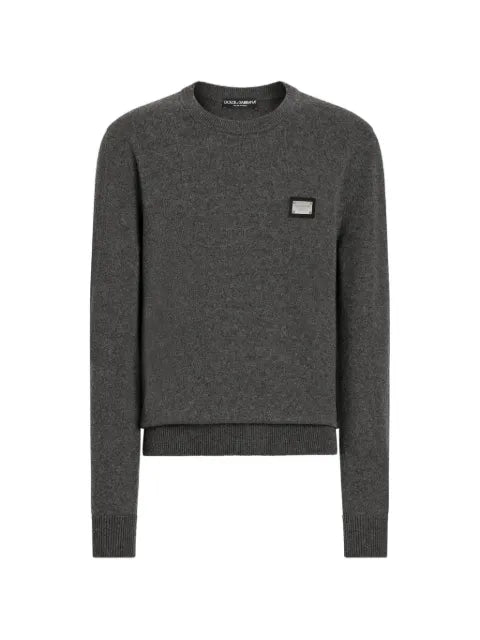 Dolce & Gabbana logo-tag wool jumper