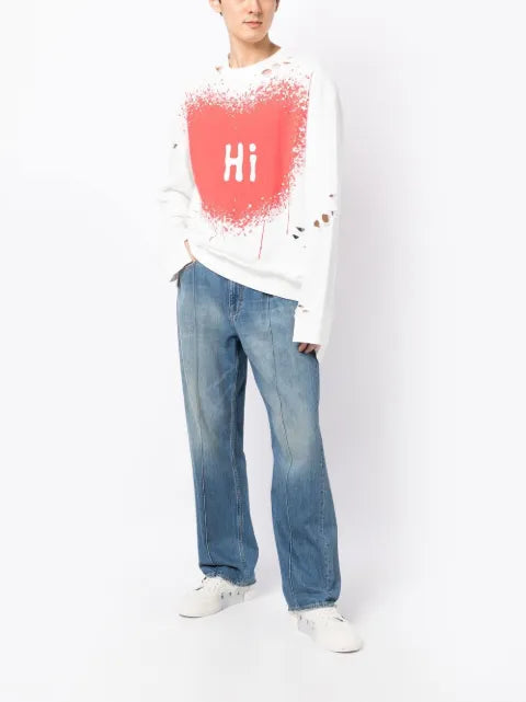 Haculla Hi Bye cut-out sweatshirt