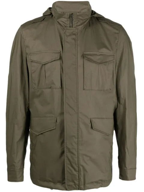 Herno long-sleeve zip-up hoodie jacket