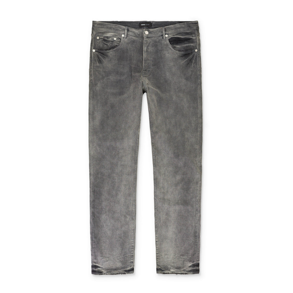Black P05 Sand Wash Shine Faded Skinny Jeans