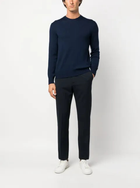 Ballantyne round-neck wool jumper