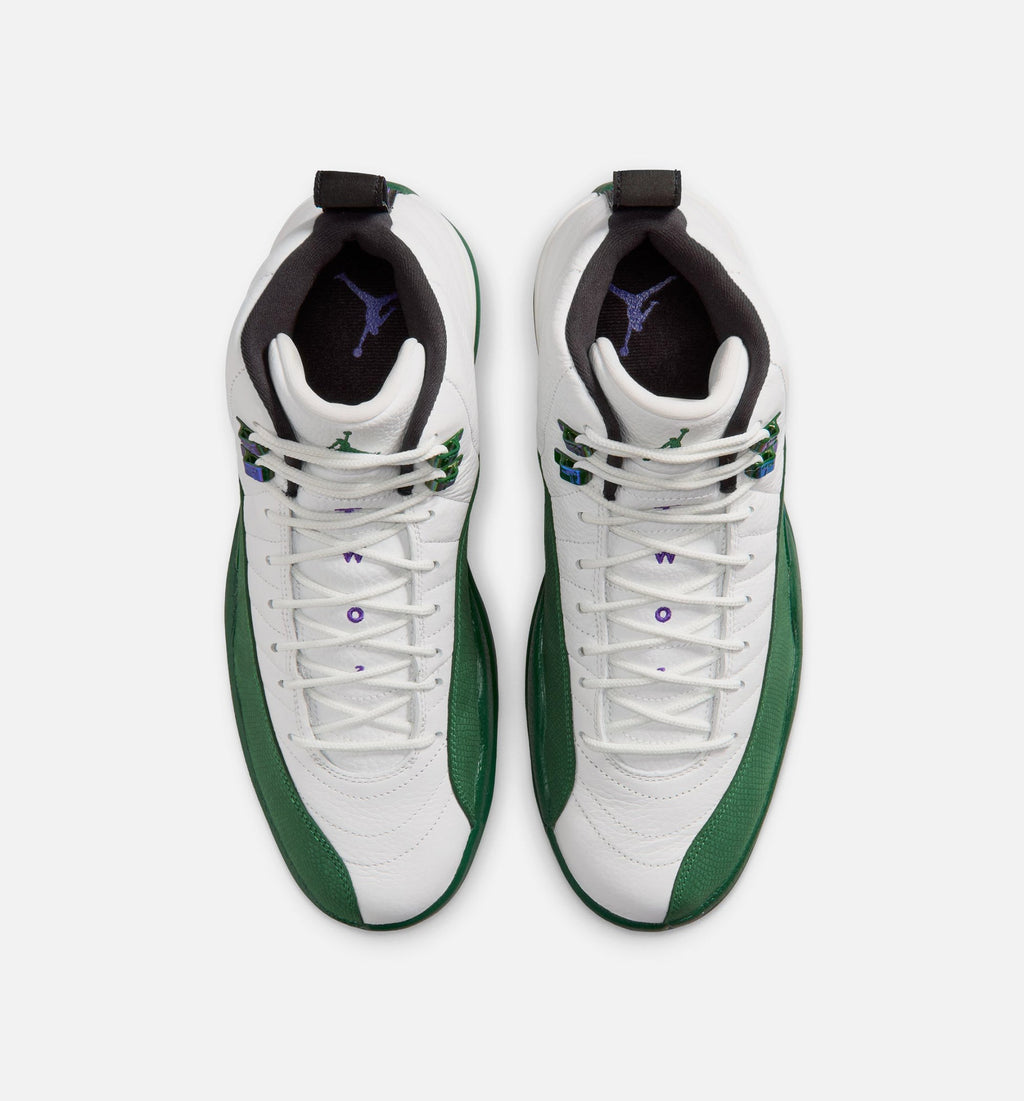 Air Jordan 12 Retro Idols Become Rivals – Men's Lifestyle Shoe in Summit White/Gorge Green/Fierce Purple