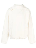 Post Archive Faction Center asymmetric fleece hoodie