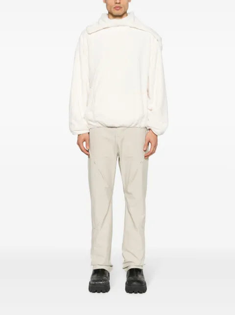 Post Archive Faction Center asymmetric fleece hoodie
