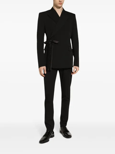 Dolce & Gabbana bow-embellished blazer