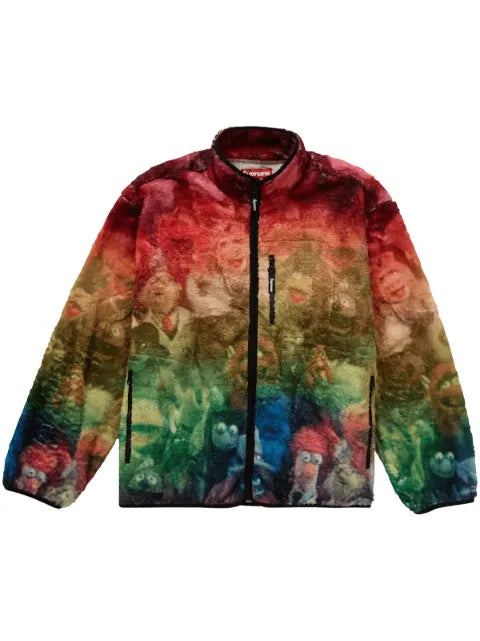 Supreme Muppets fleece jacket