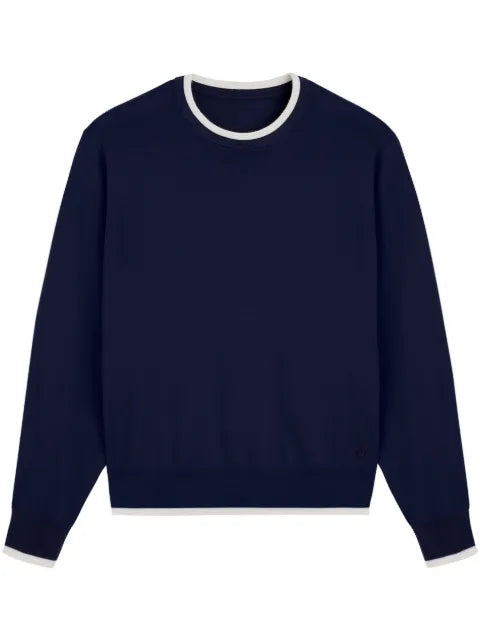 Vilebrequin crew-neck cashmere-merino jumper
