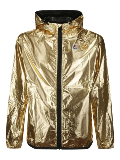 Comme Des Garçons Play x K-Way Heart-patch hooded jacket
