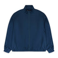 NAVY SILK TRACK JACKET