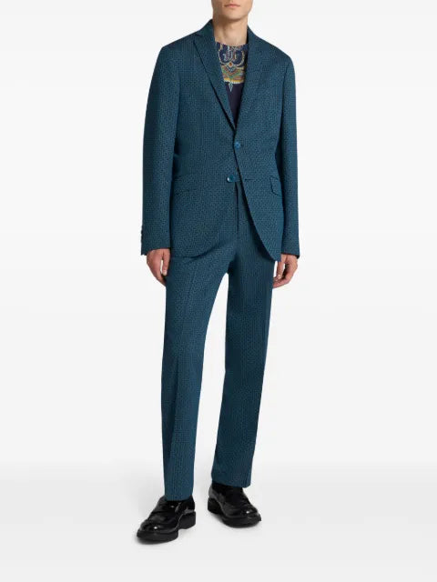 ETRO checked blazer