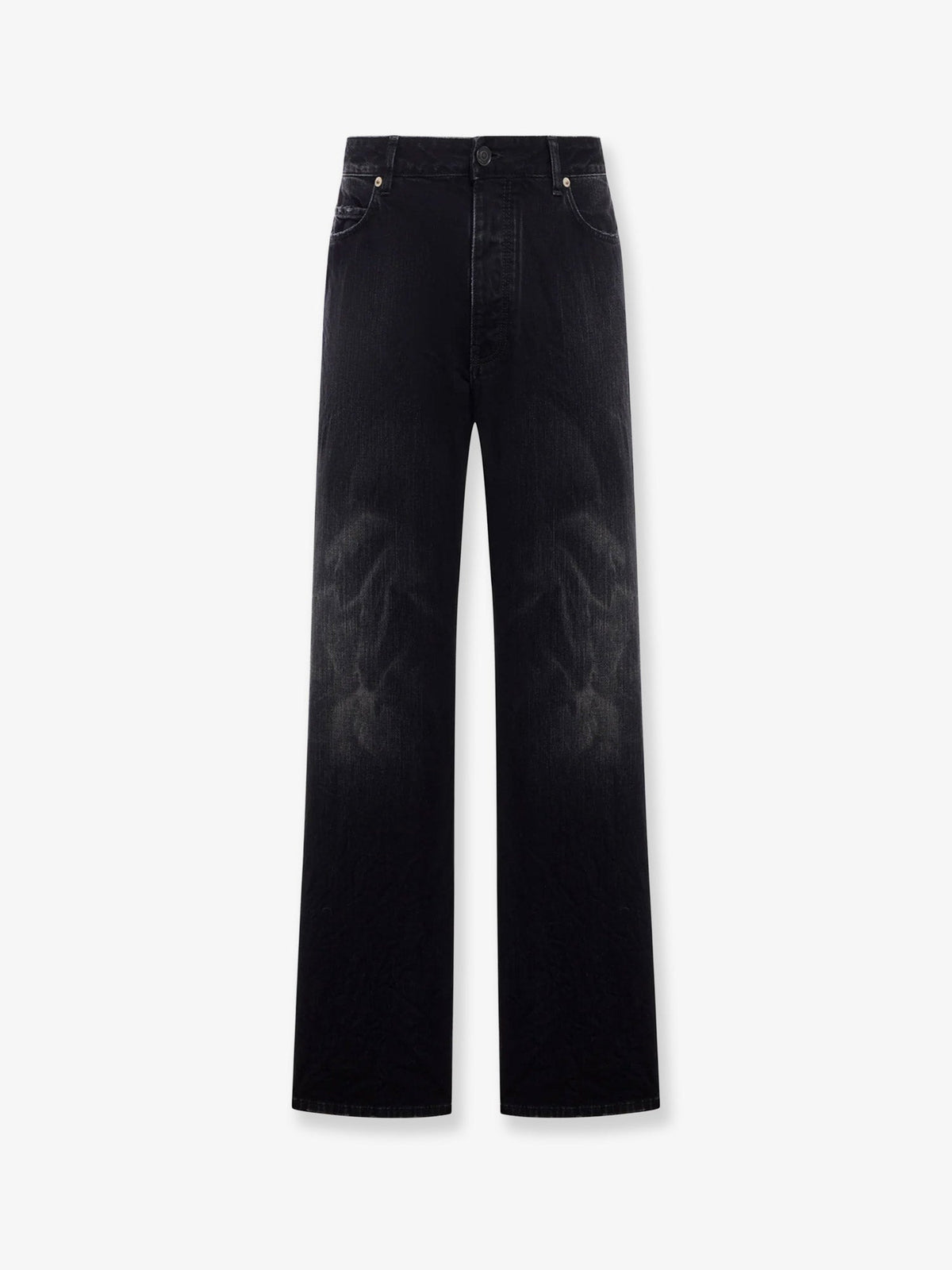 Balenciaga Men Black Denim Jeans