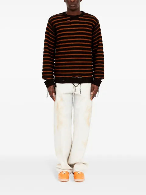 MM6 Maison Margiela stripe-pattern jumper