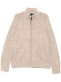 James Perse chunky zip-up cardigan