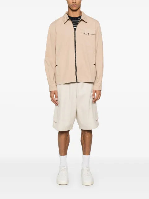 Woolrich gabardine-weave overshirt