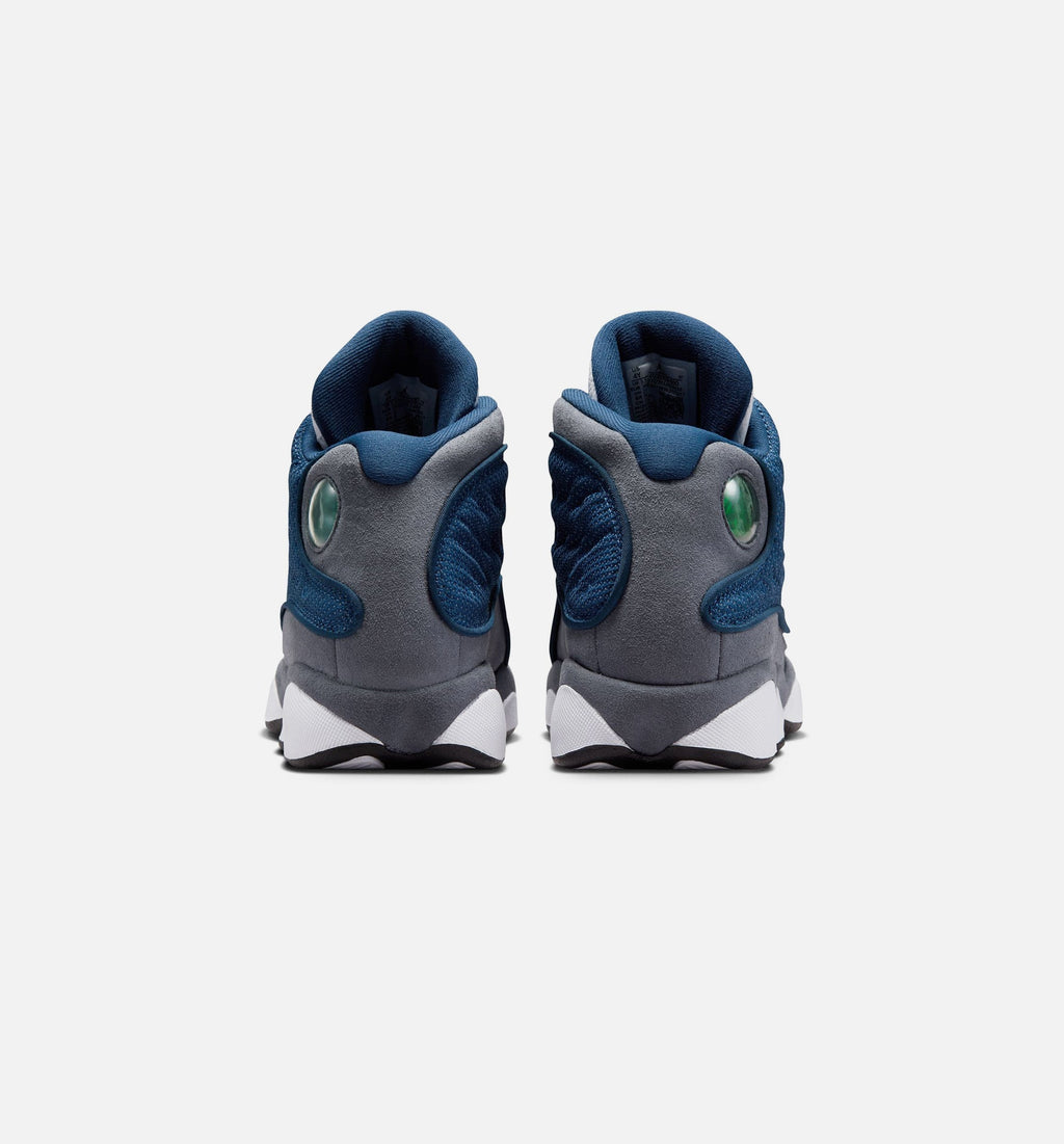 Air Jordan 13 Retro Navy and Flint Grey | Grade School Lifestyle Shoe | Navy/University Blue/Flint Grey/White