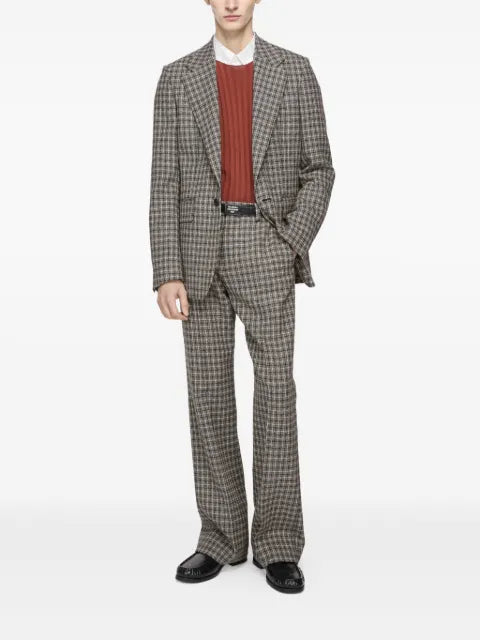 Acne Studios checked wool blazer