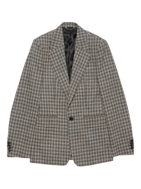 Acne Studios checked wool blazer