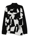 Black Comme Des Garçons patchwork jacket