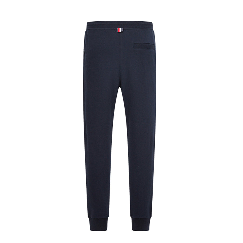 Thom Browne Style Unisex Sweatpants with Signature Four-Bar Detail