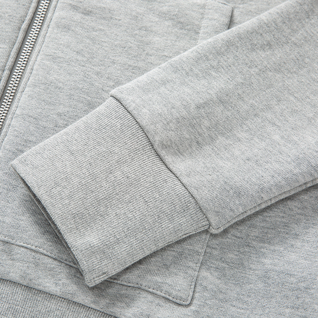 4 - Bar Embroidered Sports Hoodie - Premium Athletic Zip - Up | Thom Browne