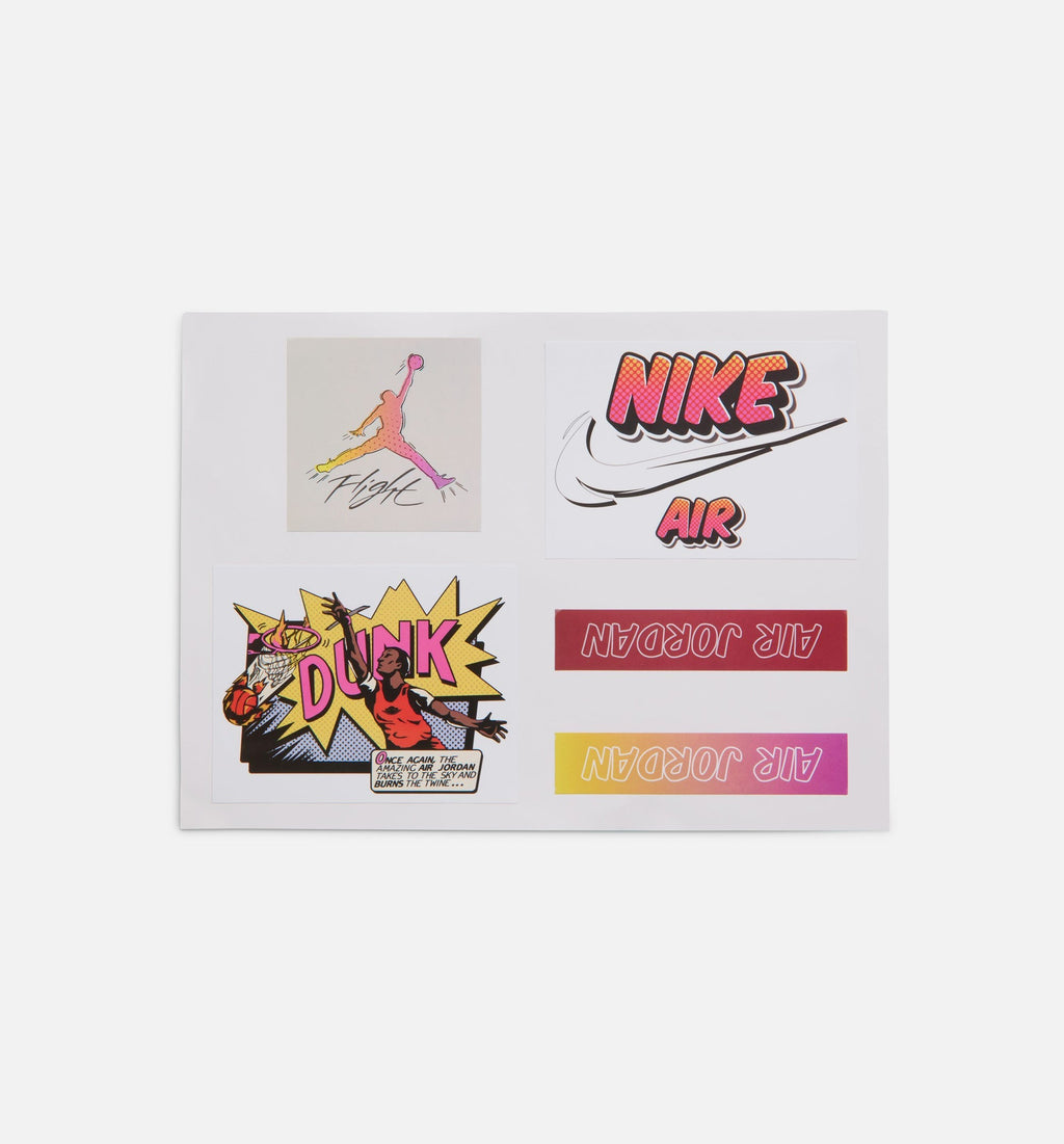 Air Jordan 4 Retro Comic Men's Shoes - Off White Fire Pink Anthracite