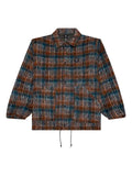 SOUTH2 WEST8 plaid logo-patch jacket