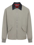 Givenchy harrington in cotton with leather details