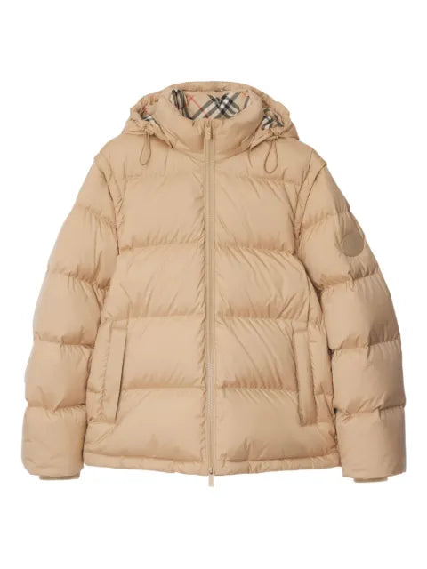 Burberry detachable sleeve bideford puffer jacket