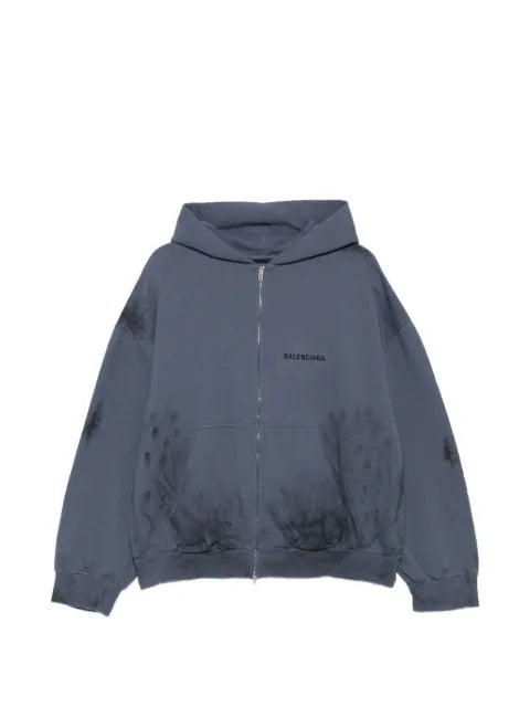 Balenciaga back zip-up hoodie regular fit
