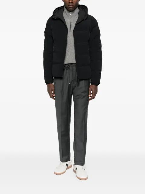 AFTER LABEL hooded zip-front jacket