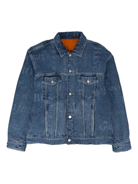 Supreme x Martine Rose text-print denim jacket