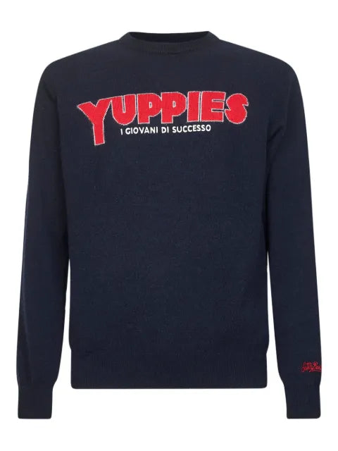 MC2 Saint Barth jacquard-lettering sweater