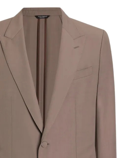 Dolce & Gabbana single-breasted wool poplin jacket