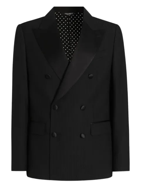 Dolce & Gabbana Sicilia double-breasted peaked-lapel jacket