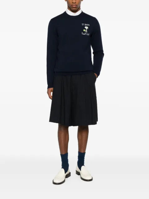 MC2 Saint Barth heron light embry graphic sweater