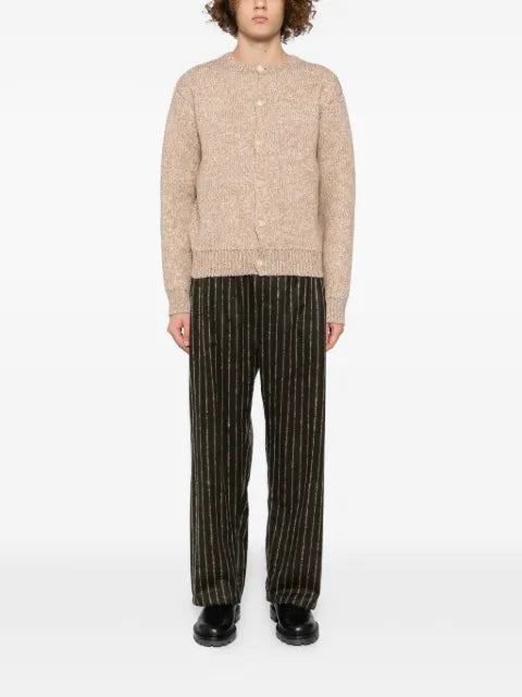 Auralee gauge crew-neck cardigan