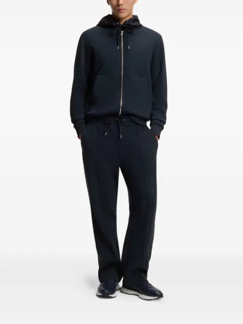 BOSS zip-up hoodie with monogram hood