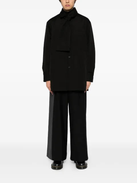 Yohji Yamamoto broad stole padded jacket