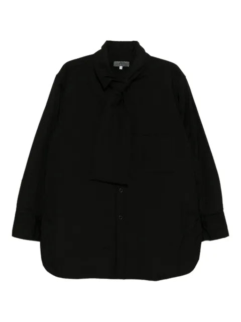 Yohji Yamamoto broad stole padded jacket